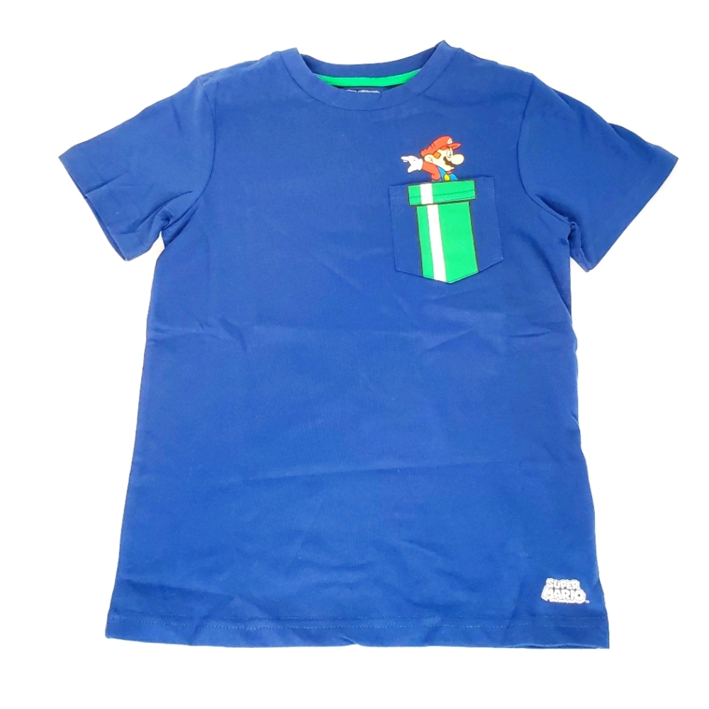 Super Mario Boys T-shirt with Front Pocket